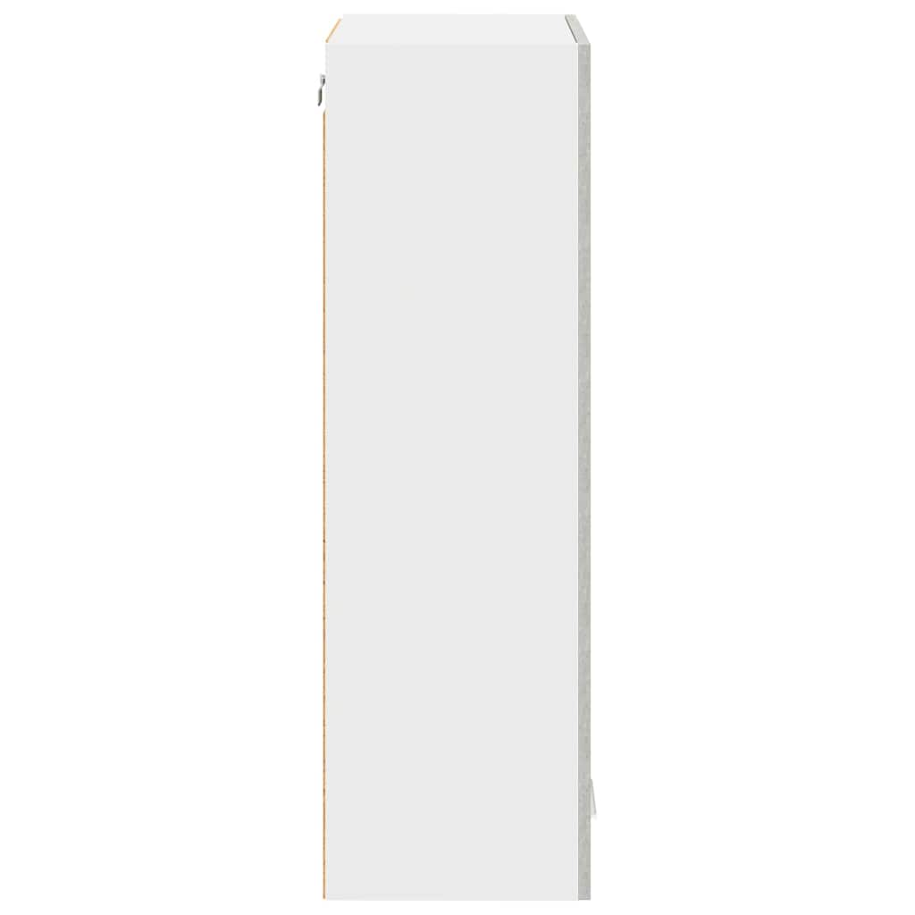 Hanging Cabinet with Shelf Riga Concrete Grey 40 x 31 x 100 cm