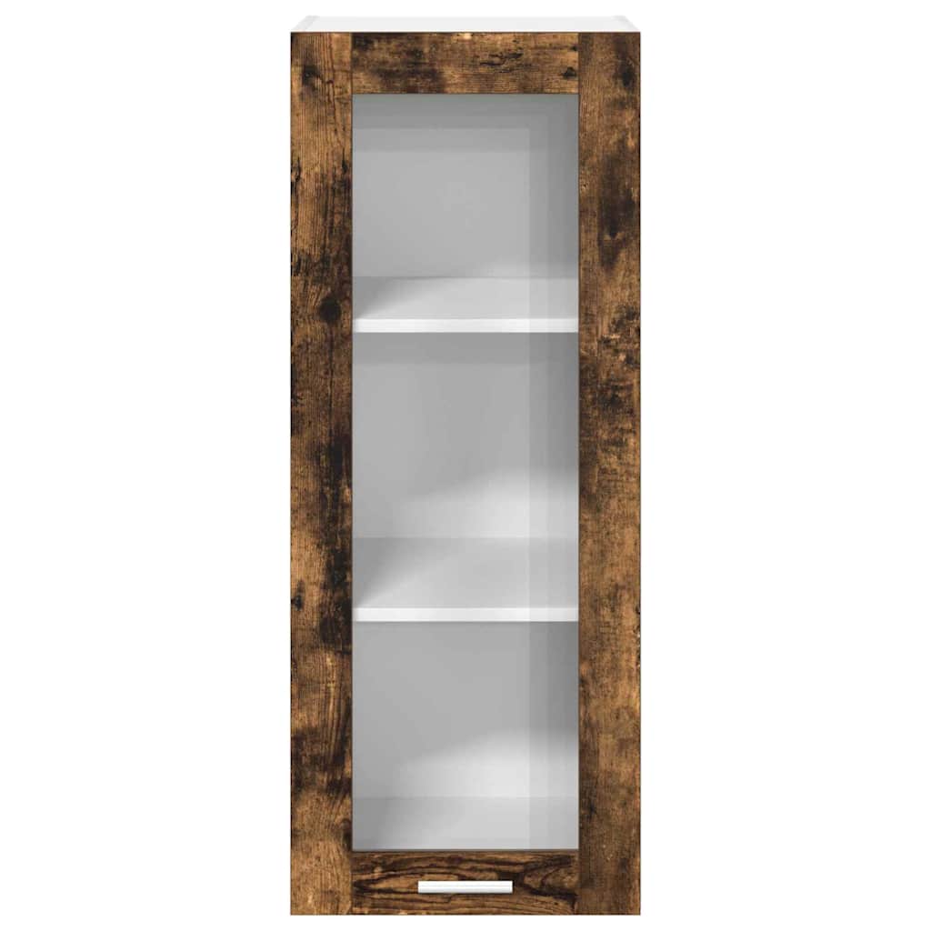 Hanging Cabinet with Shelf Riga Smoked Oak 40 x 31 x 100 cm
