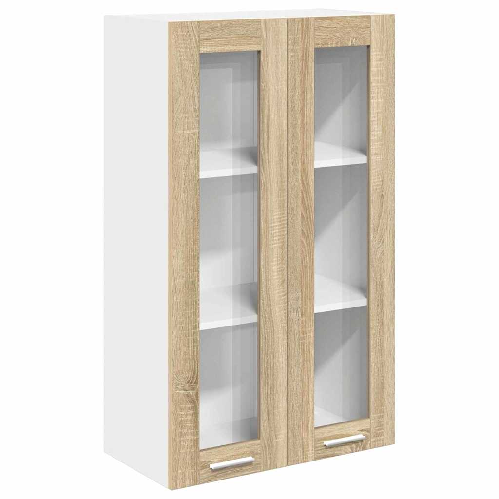 Hanging Cabinet with Shelf Riga Sonoma Oak 60 x 31 x 100 cm
