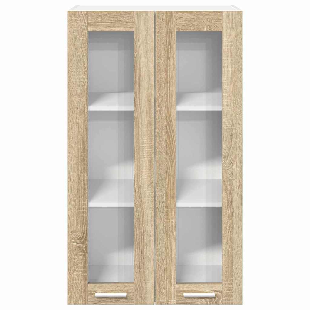 Hanging Cabinet with Shelf Riga Sonoma Oak 60 x 31 x 100 cm