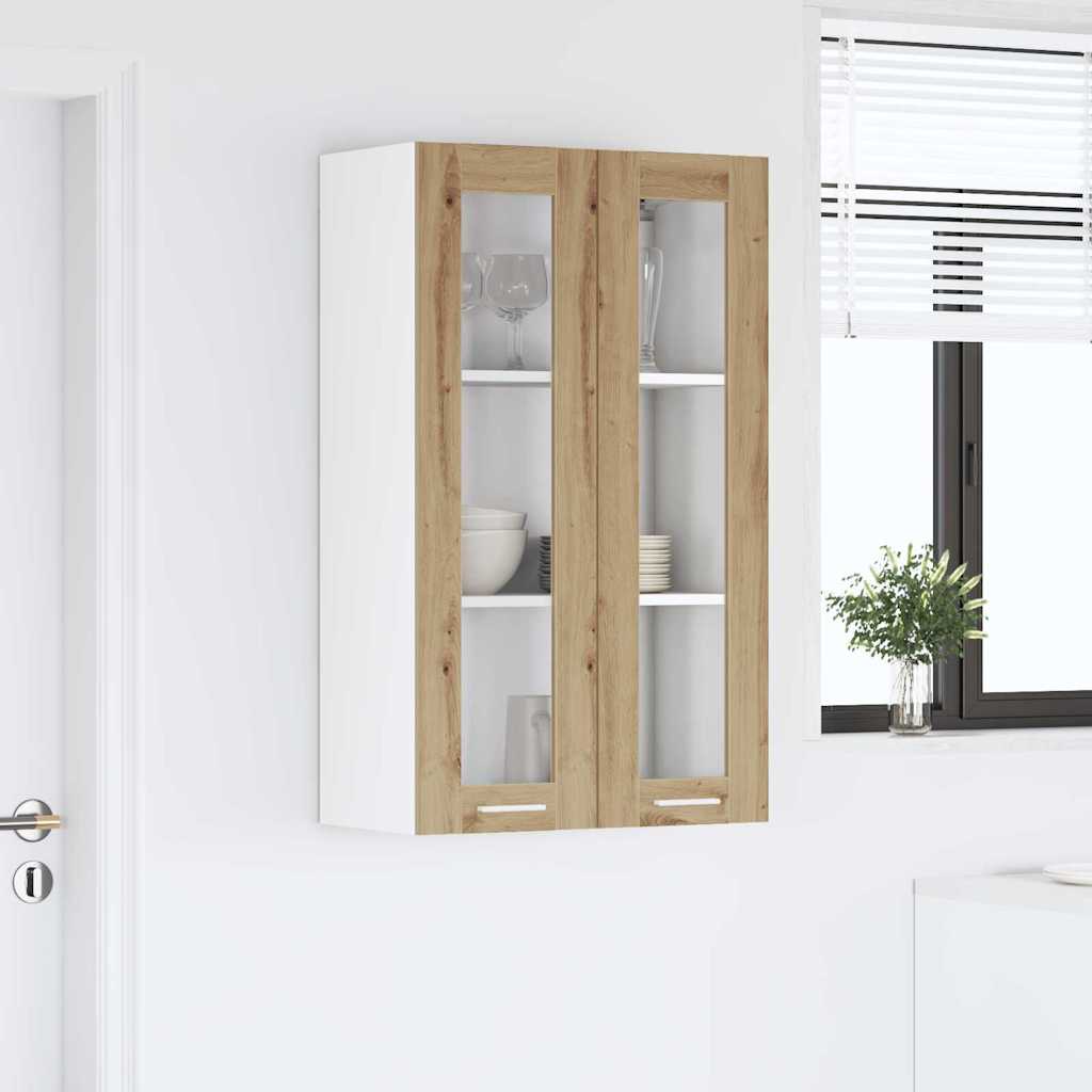 Hanging Cabinet with Shelf Riga Artisan Oak 60 x 31 x 100 cm