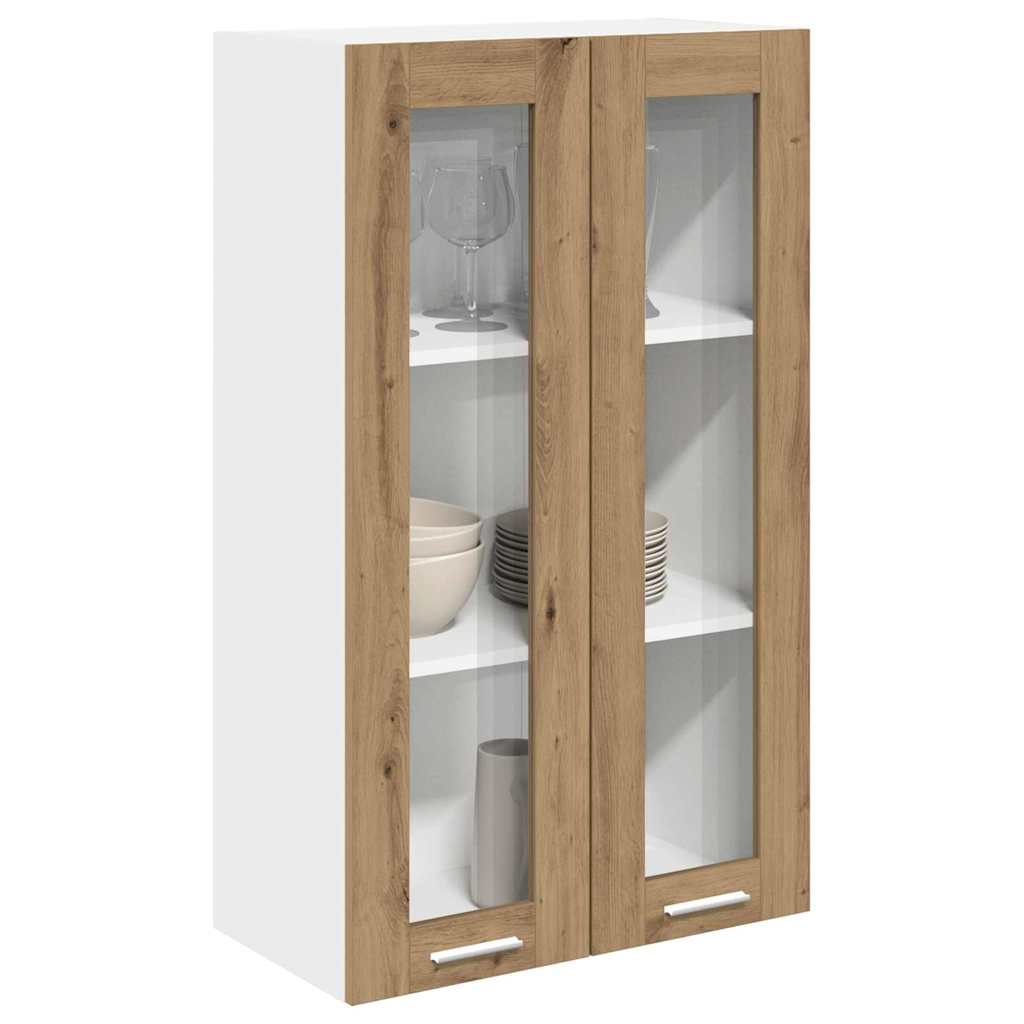 Hanging Cabinet with Shelf Riga Artisan Oak 60 x 31 x 100 cm