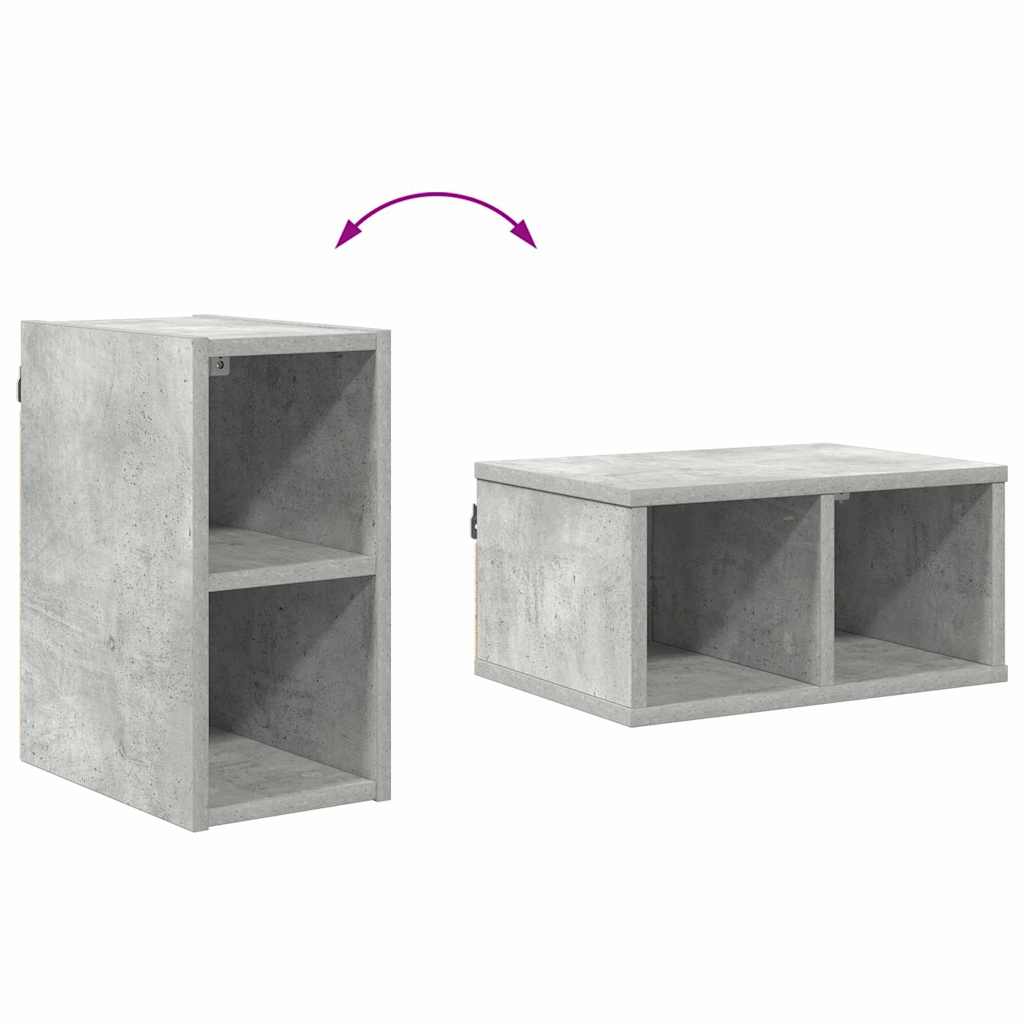 Hanging Cabinet with Shelf Riga Concrete Grey 20 x 29.5 x 40 cm