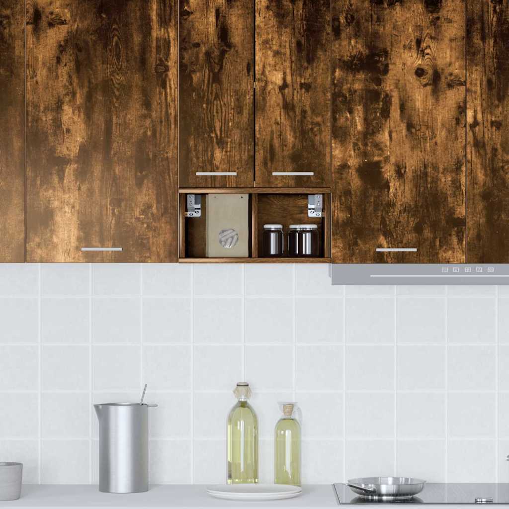 Hanging Cabinet with Shelf Riga Smoked Oak 20 x 29.5 x 40 cm