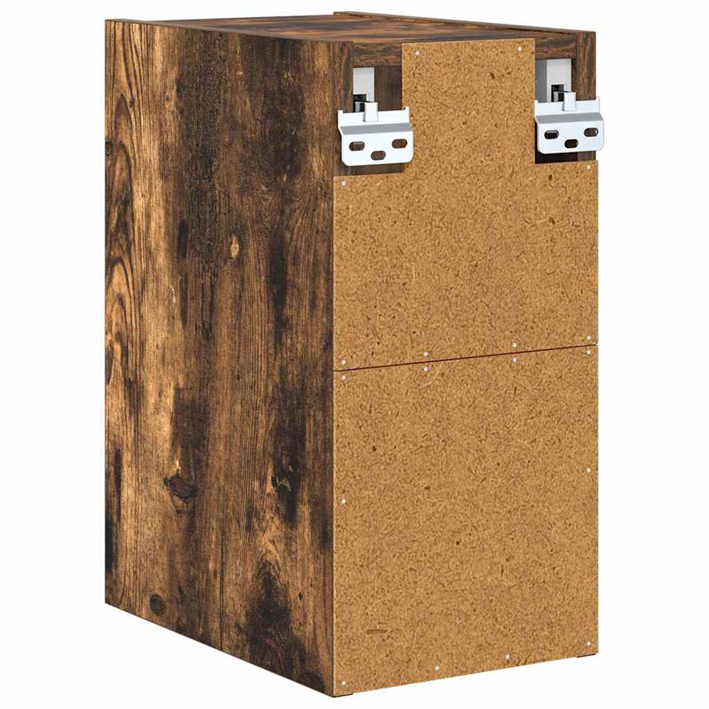 Hanging Cabinet with Shelf Riga Smoked Oak 20 x 29.5 x 40 cm