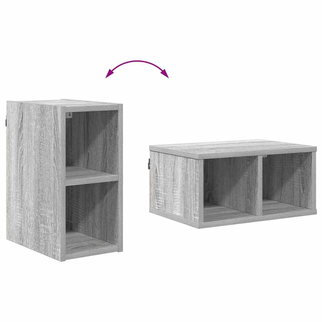 Hanging Cabinet with Shelf Riga Grey Sonoma 20 x 29.5 x 40 cm