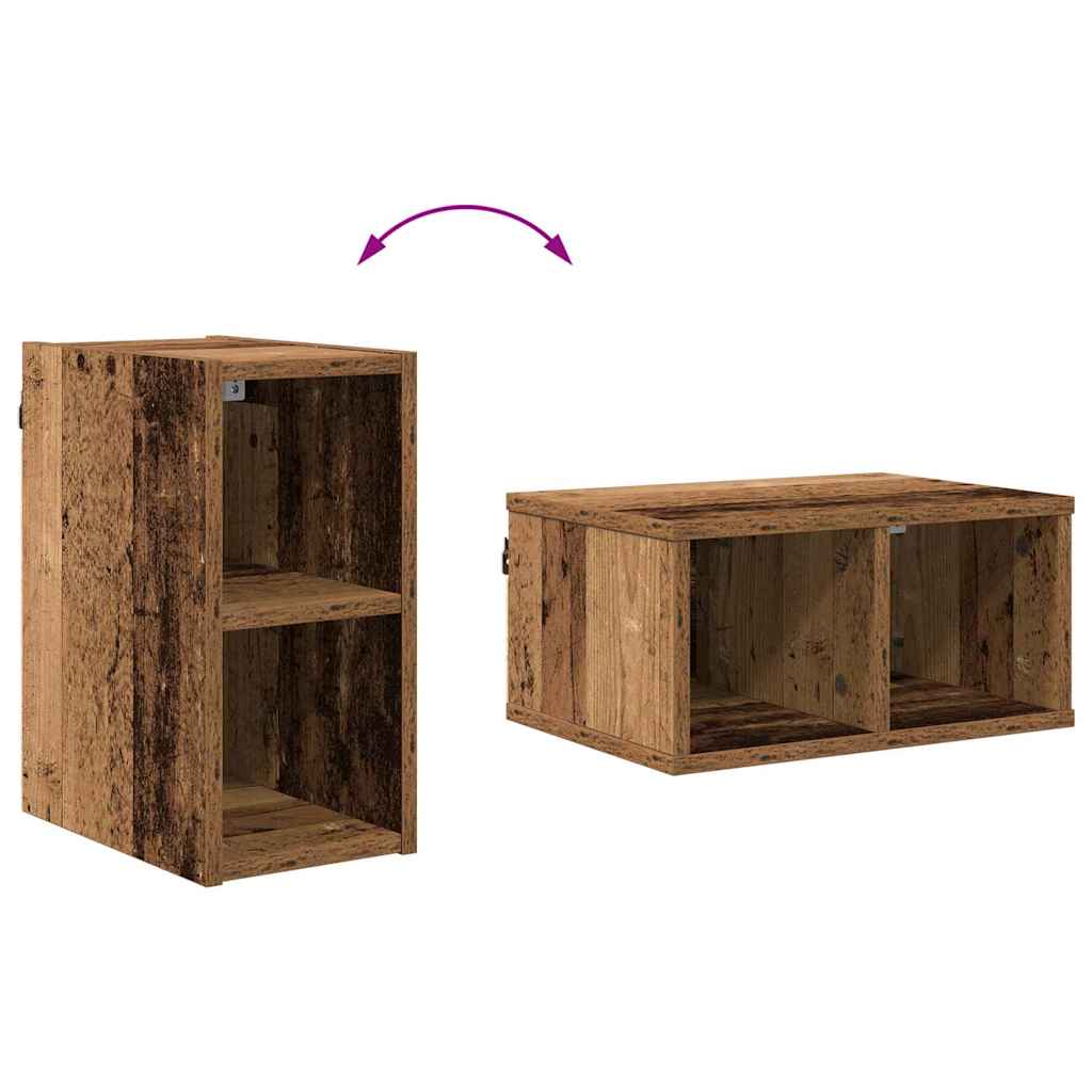 Hanging Cabinet Riga Old Wood 20 x 29.5 x 40 cm Engineered Wood