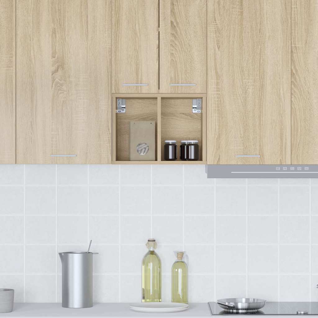 Hanging Cabinet with Shelf Riga Sonoma Oak 30 x 29.5 x 40 cm