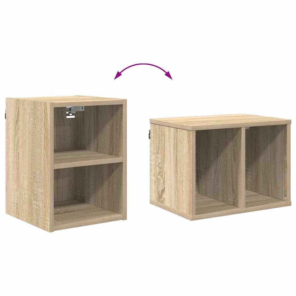 Hanging Cabinet with Shelf Riga Sonoma Oak 30 x 29.5 x 40 cm
