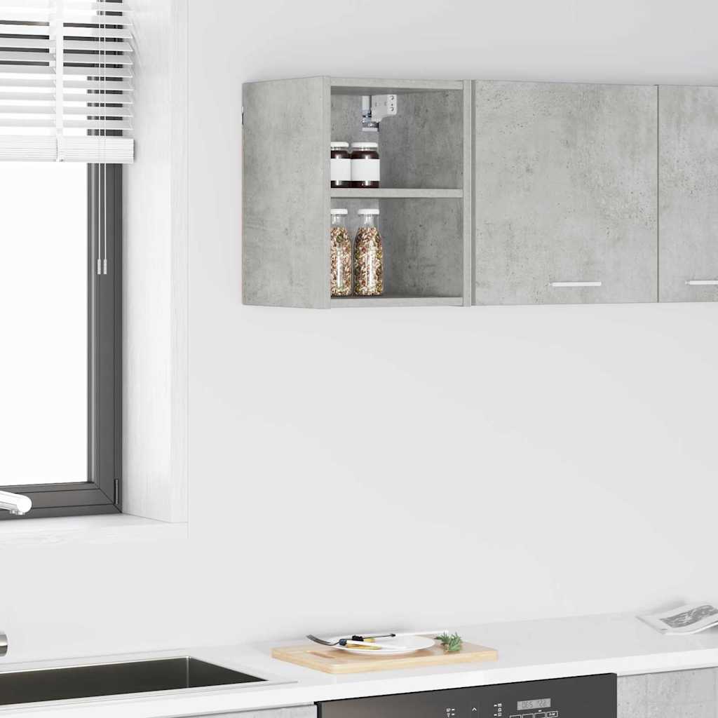 Hanging Cabinet with Shelf Riga Concrete Grey 30 x 29.5 x 40 cm