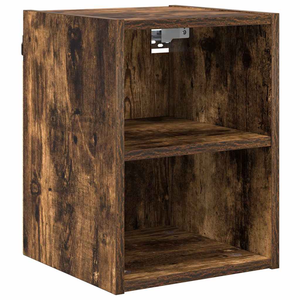 Hanging Cabinet with Shelf Riga Smoked Oak 30 x 29.5 x 40 cm