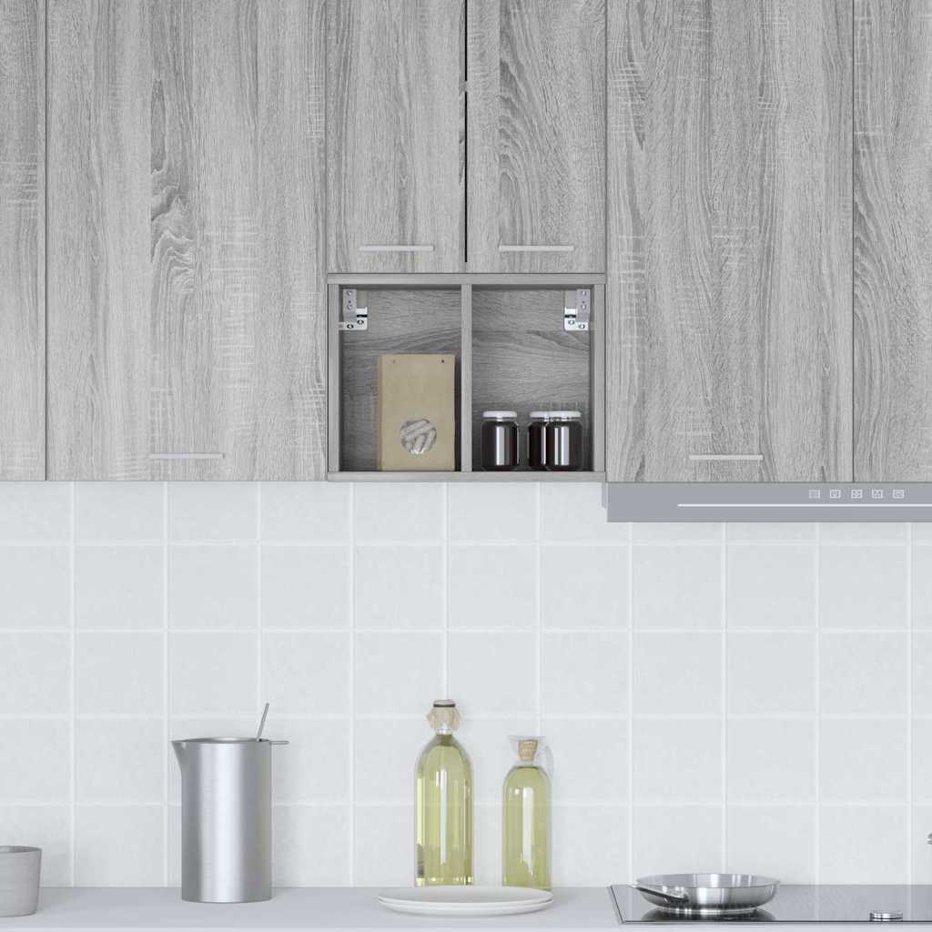 Hanging Cabinet with Shelf Riga Grey Sonoma 30 x 29.5 x 40 cm
