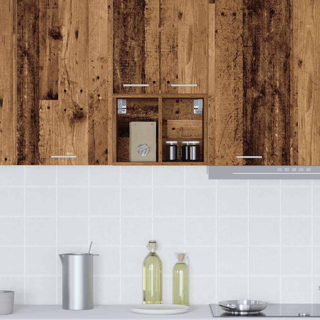 Hanging Cabinet Riga Old Wood 30 x 29.5 x 40 cm Engineered Wood