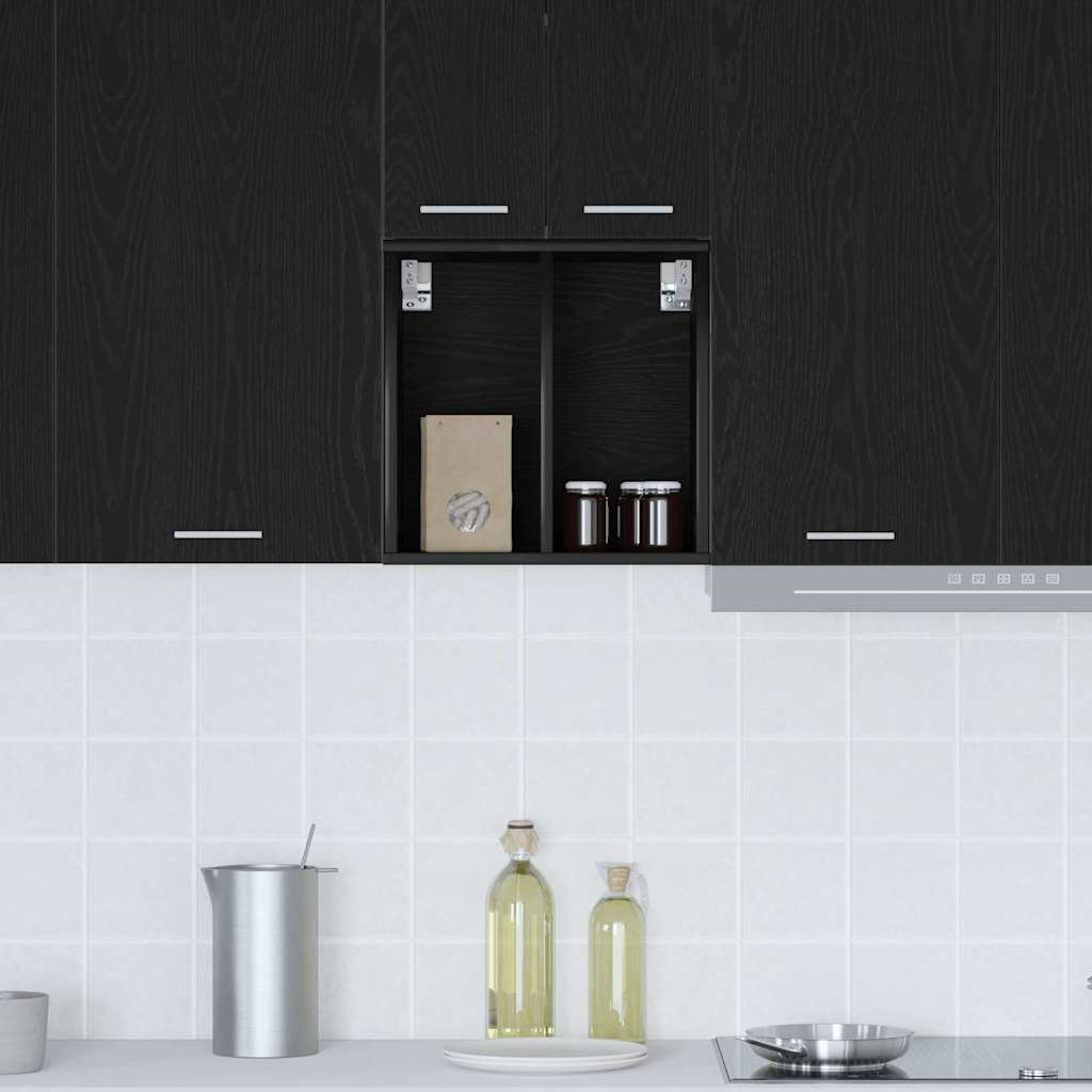 Hanging Cabinet with Shelf Riga Black Oak 40 x 29.5 x 40 cm