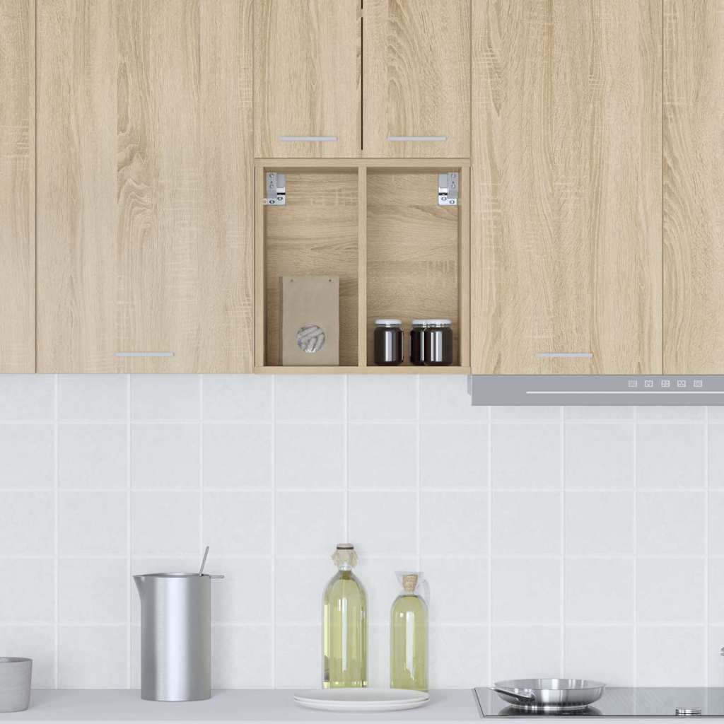 Hanging Cabinet with Shelf Riga Sonoma Oak 40 x 29.5 x 40 cm