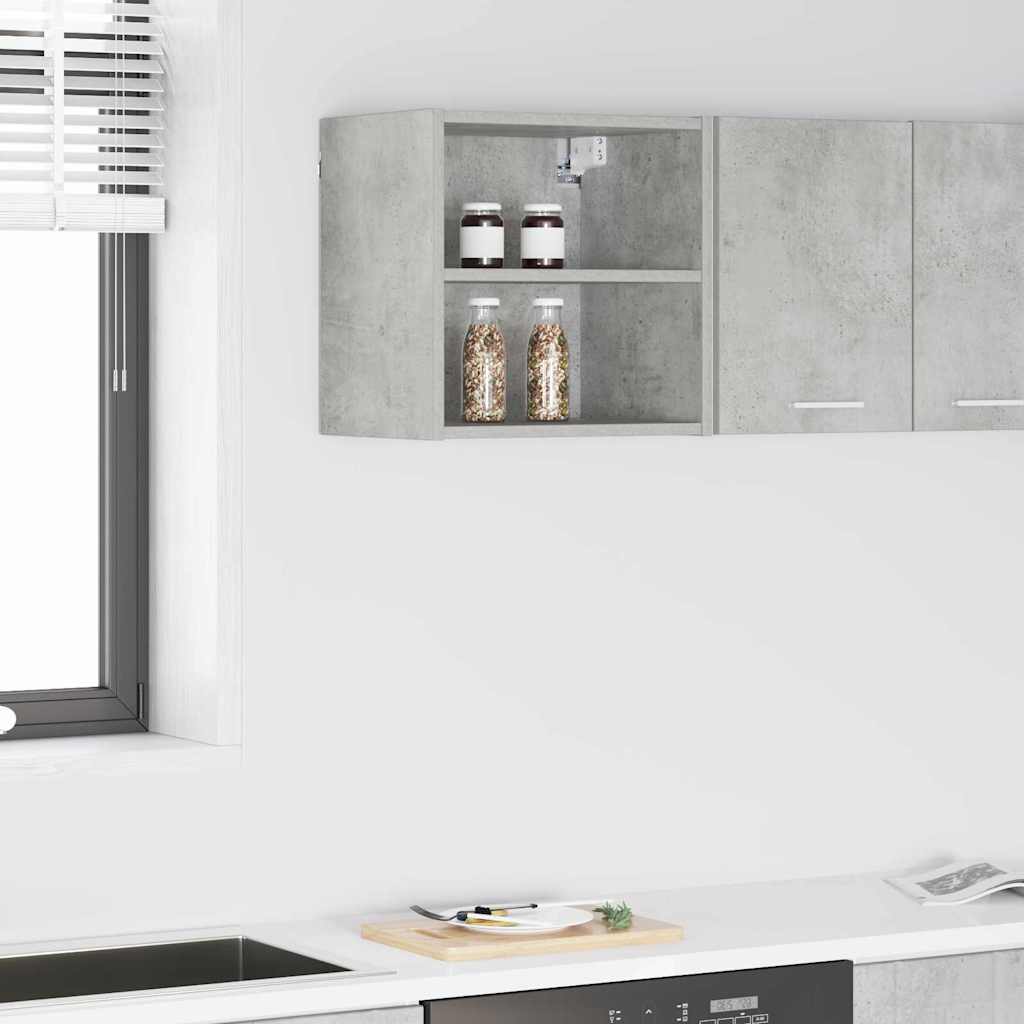 Hanging Cabinet with Shelf Riga Concrete Grey 40 x 29.5 x 40 cm