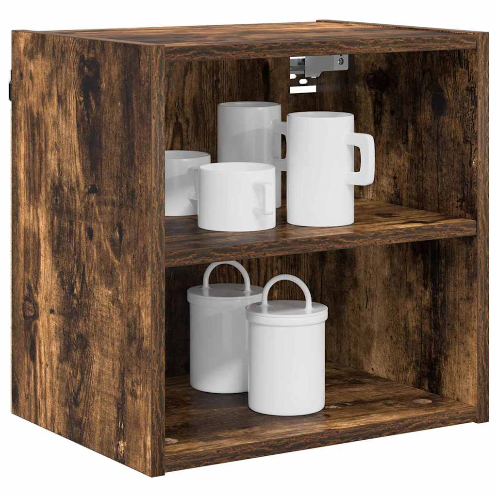 Hanging Cabinet with Shelf Riga Smoked Oak 40 x 29.5 x 40 cm