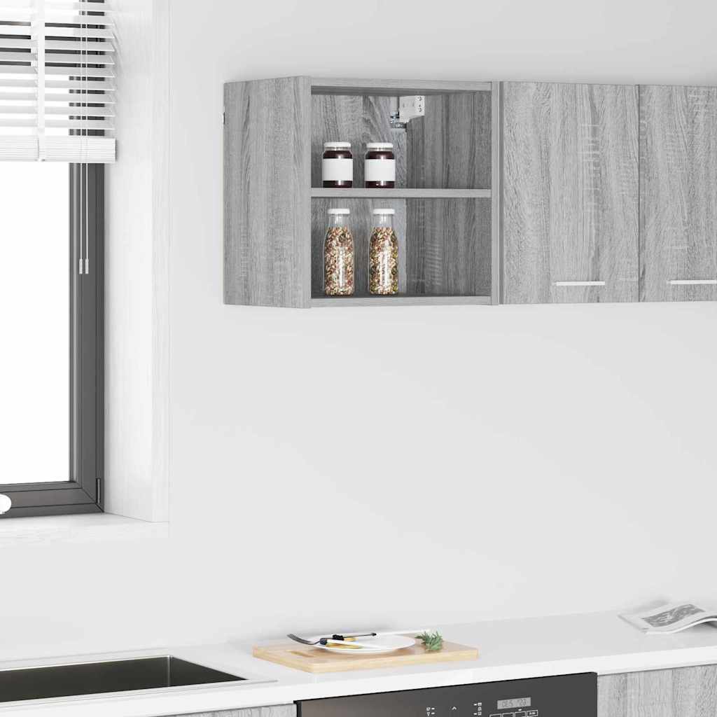 Hanging Cabinet with Shelf Riga Grey Sonoma 40 x 29.5 x 40 cm