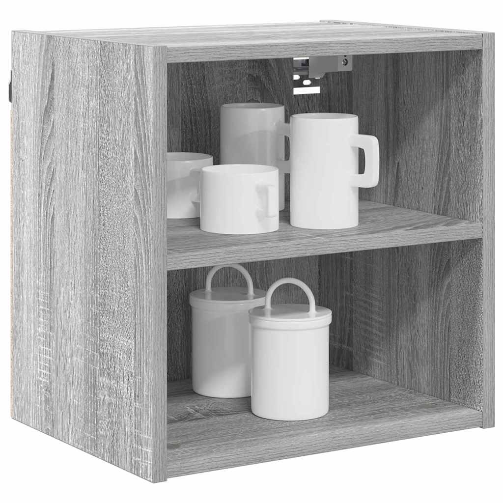 Hanging Cabinet with Shelf Riga Grey Sonoma 40 x 29.5 x 40 cm