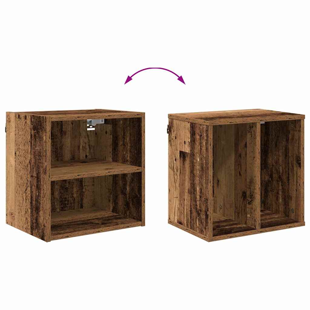 Hanging Cabinet Riga Old Wood 40 x 29.5 x 40 cm Engineered Wood