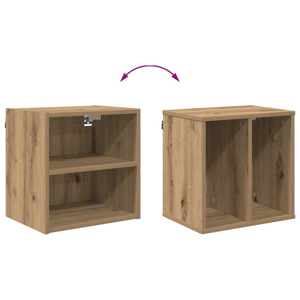 Hanging Cabinet with Shelf Riga Artisan Oak 40 x 29.5 x 40 cm