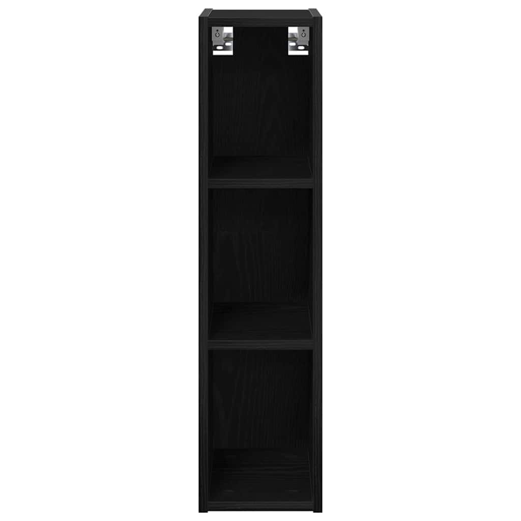 Hanging Cabinet with Shelf Riga Black Oak 20 x 29.5 x 80 cm