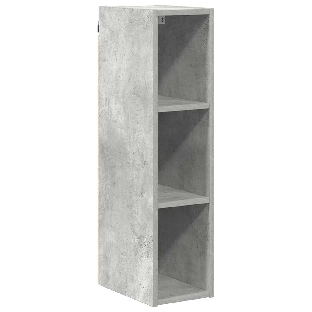 Hanging Cabinet with Shelf Riga Concrete Grey 20 x 29.5 x 80 cm