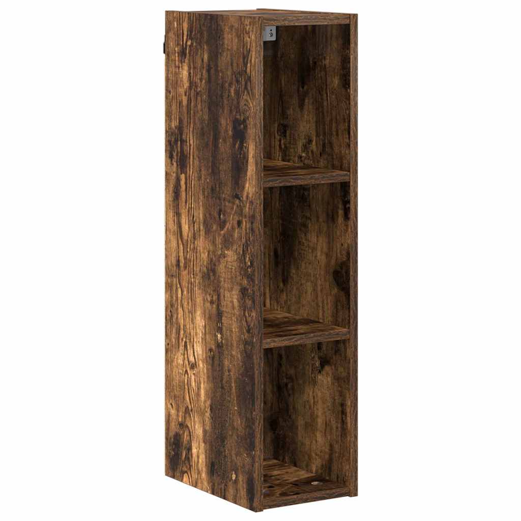 Hanging Cabinet with Shelf Riga Smoked Oak 20 x 29.5 x 80 cm