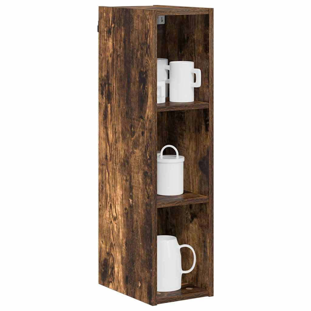 Hanging Cabinet with Shelf Riga Smoked Oak 20 x 29.5 x 80 cm