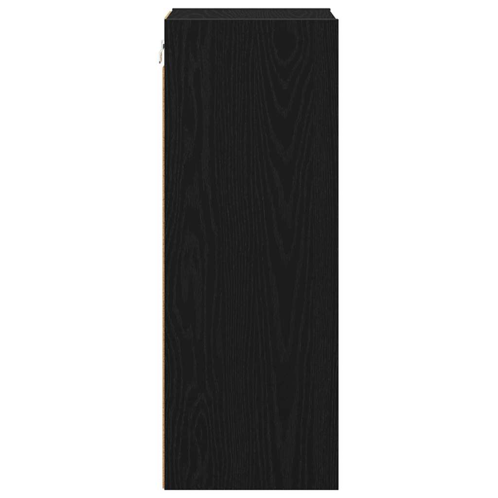 Hanging Cabinet with Shelf Riga Black Oak 30 x 29.5 x 80 cm