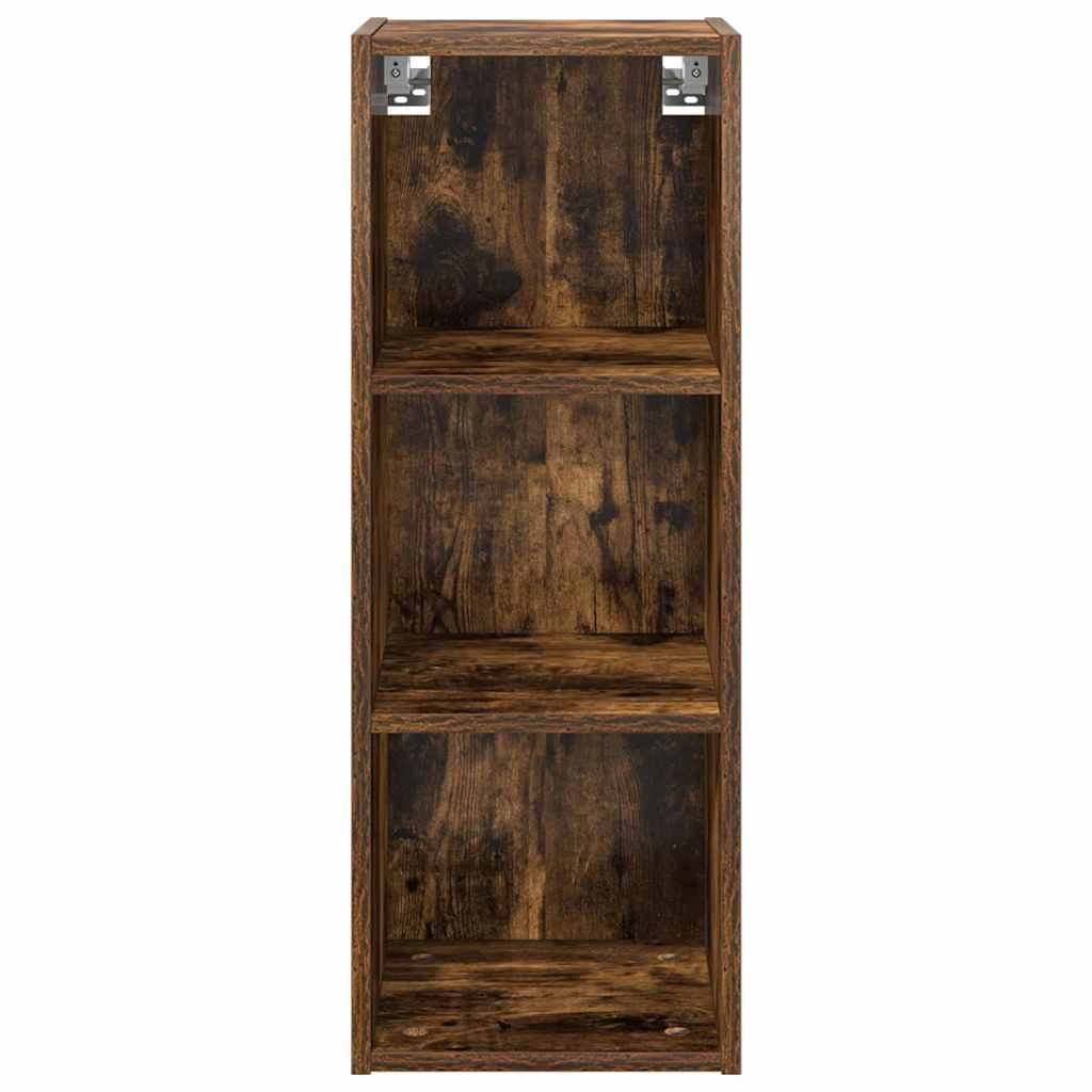 Hanging Cabinet with Shelf Riga Smoked Oak 30 x 29.5 x 80 cm