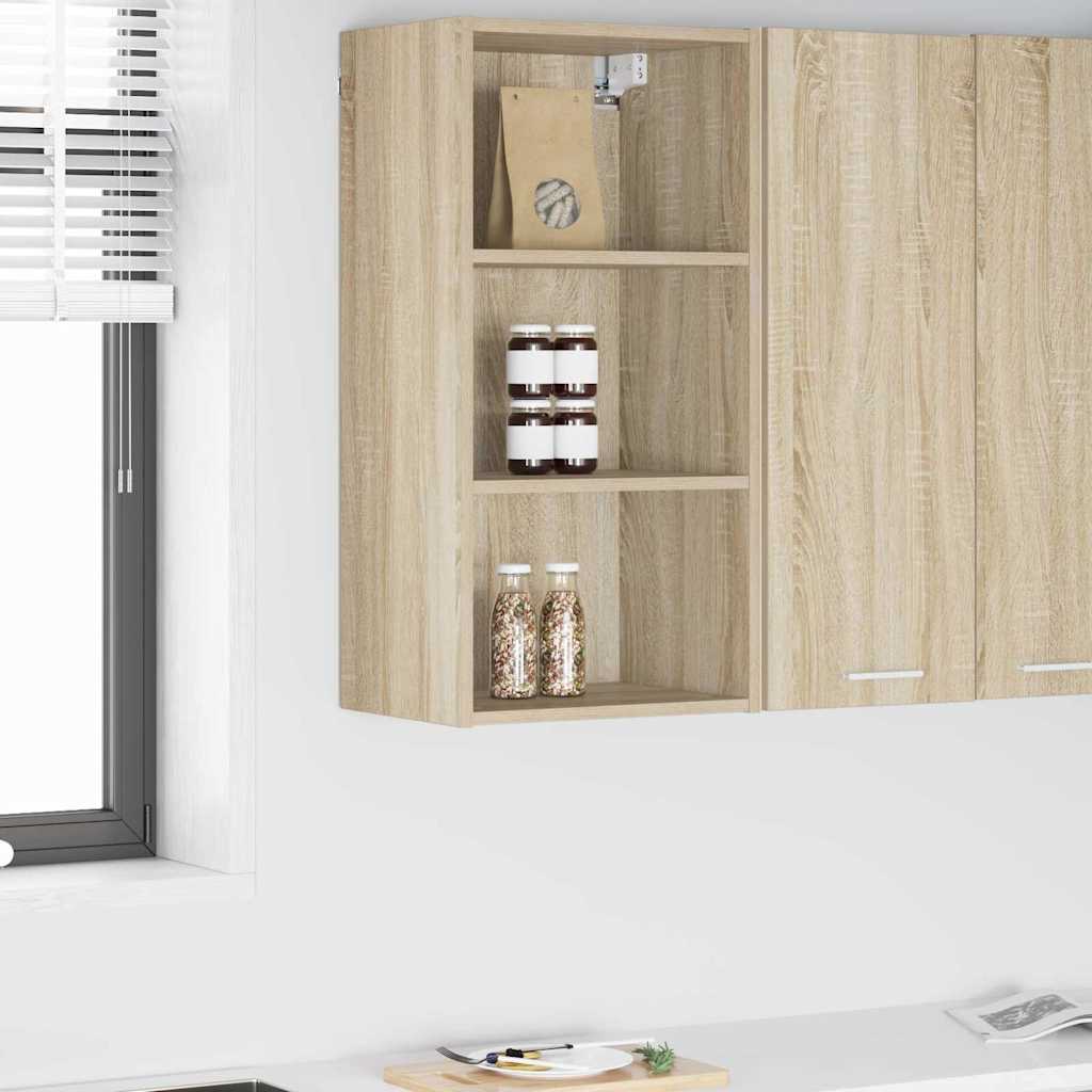 Hanging Cabinet with Shelf Riga Sonoma Oak 40 x 29.5 x 80 cm