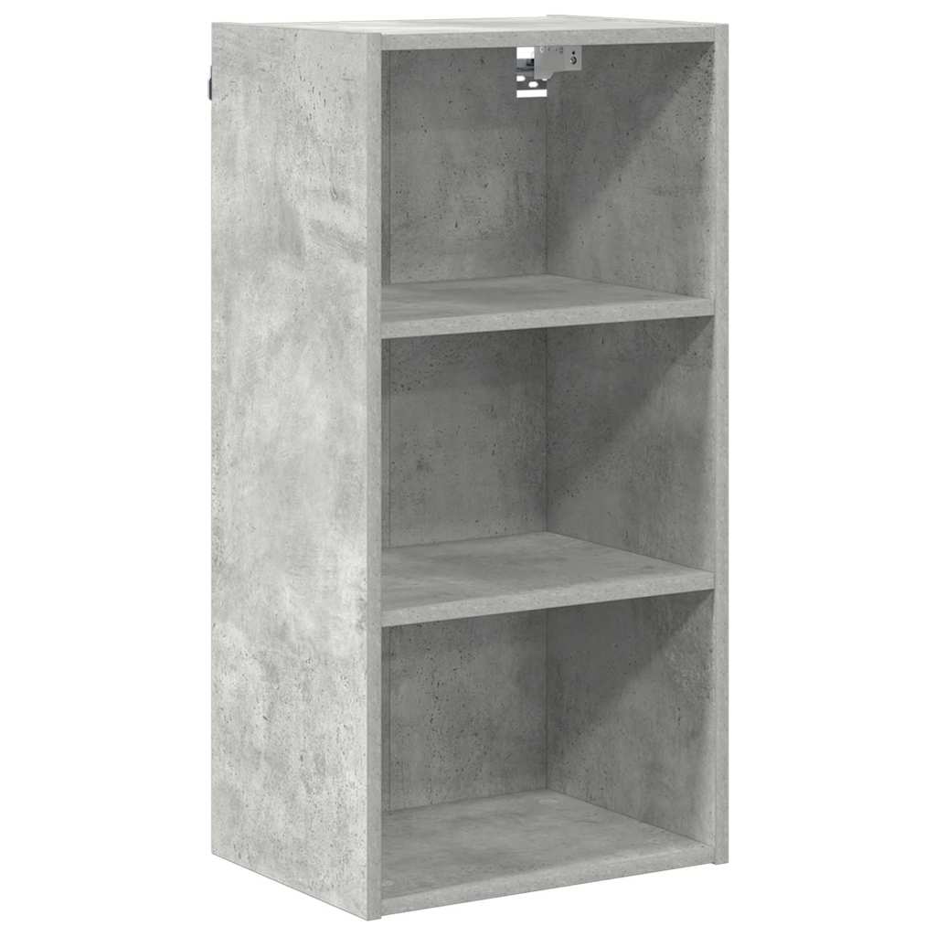 Hanging Cabinet with Shelf Riga Concrete Grey 40 x 29.5 x 80 cm
