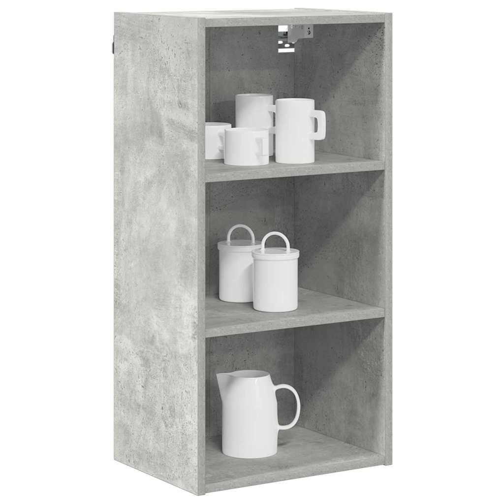Hanging Cabinet with Shelf Riga Concrete Grey 40 x 29.5 x 80 cm