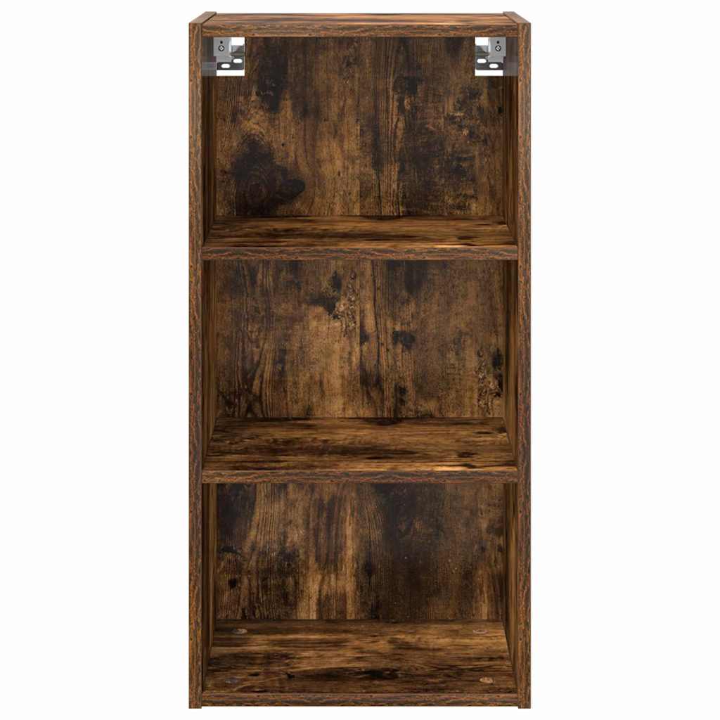 Hanging Cabinet with Shelf Riga Smoked Oak 40 x 29.5 x 80 cm
