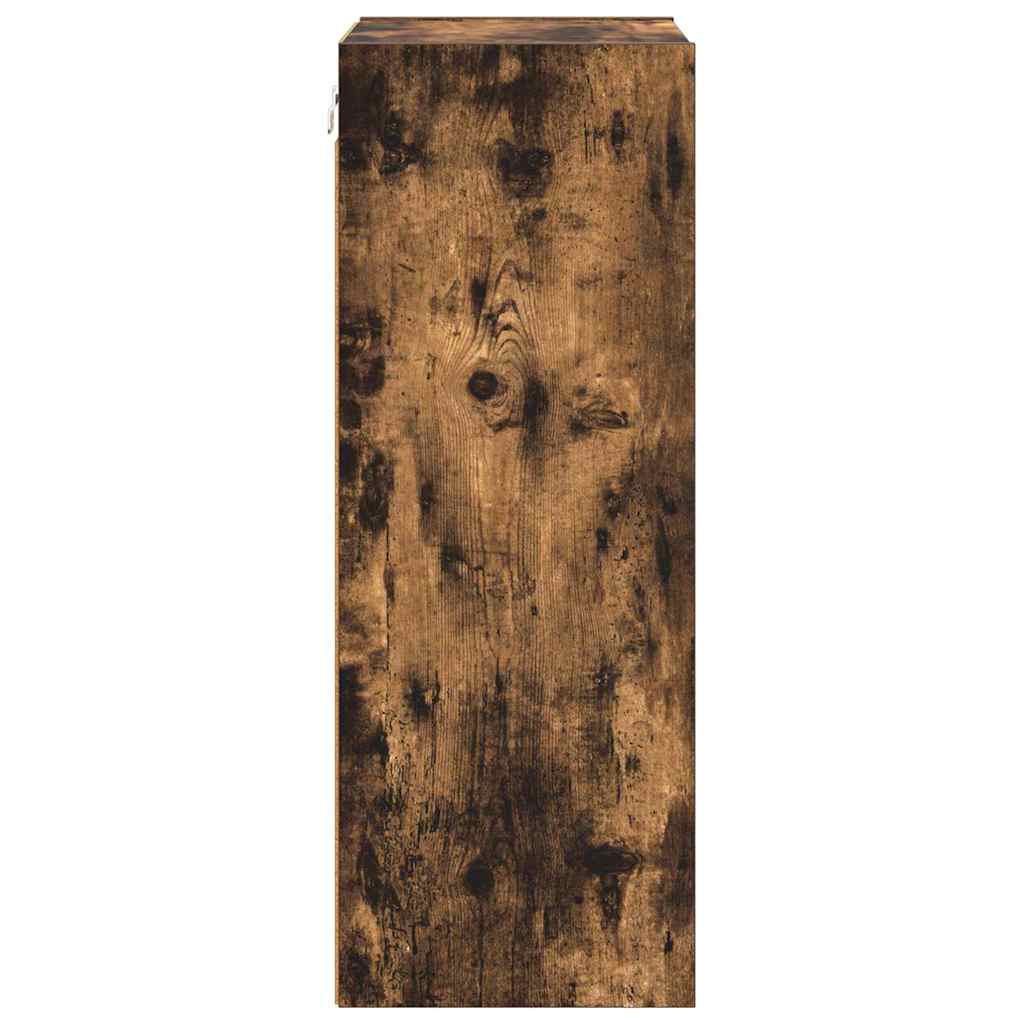 Hanging Cabinet with Shelf Riga Smoked Oak 40 x 29.5 x 80 cm