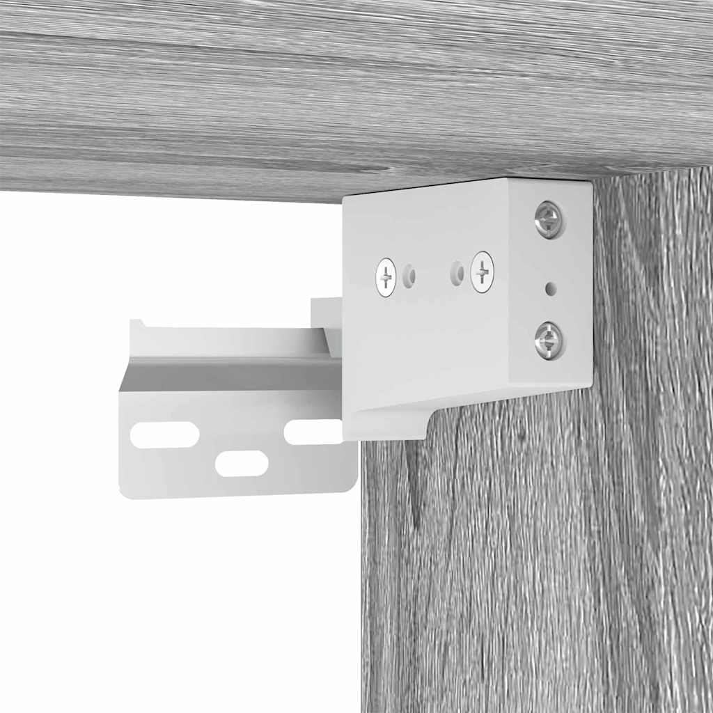 Hanging Cabinet with Shelf Riga Grey Sonoma 40 x 29.5 x 80 cm