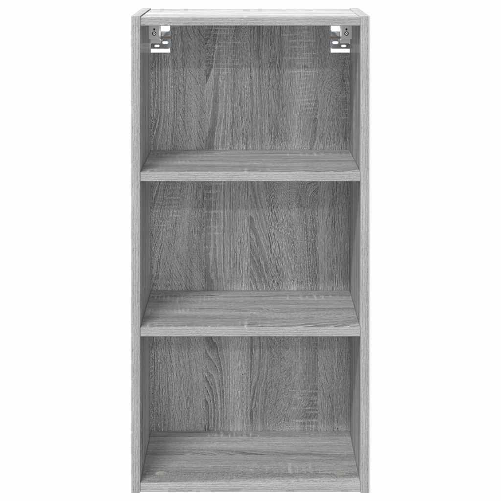 Hanging Cabinet with Shelf Riga Grey Sonoma 40 x 29.5 x 80 cm