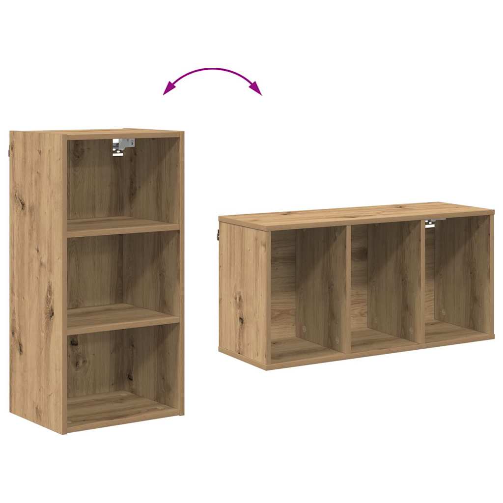 Hanging Cabinet with Shelf Riga Artisan Oak 40 x 29.5 x 80 cm