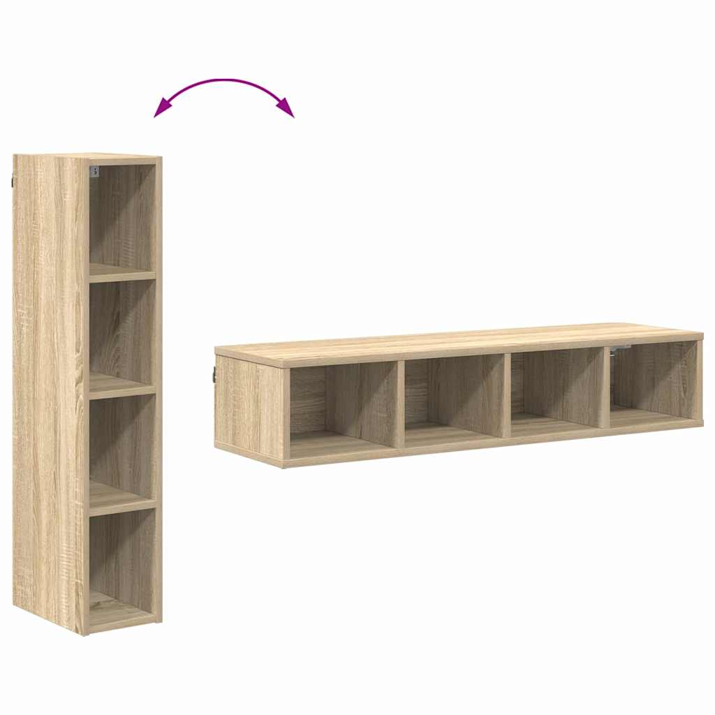 Hanging Cabinet with Shelf Riga Sonoma Oak 20 x 29.5 x 100 cm