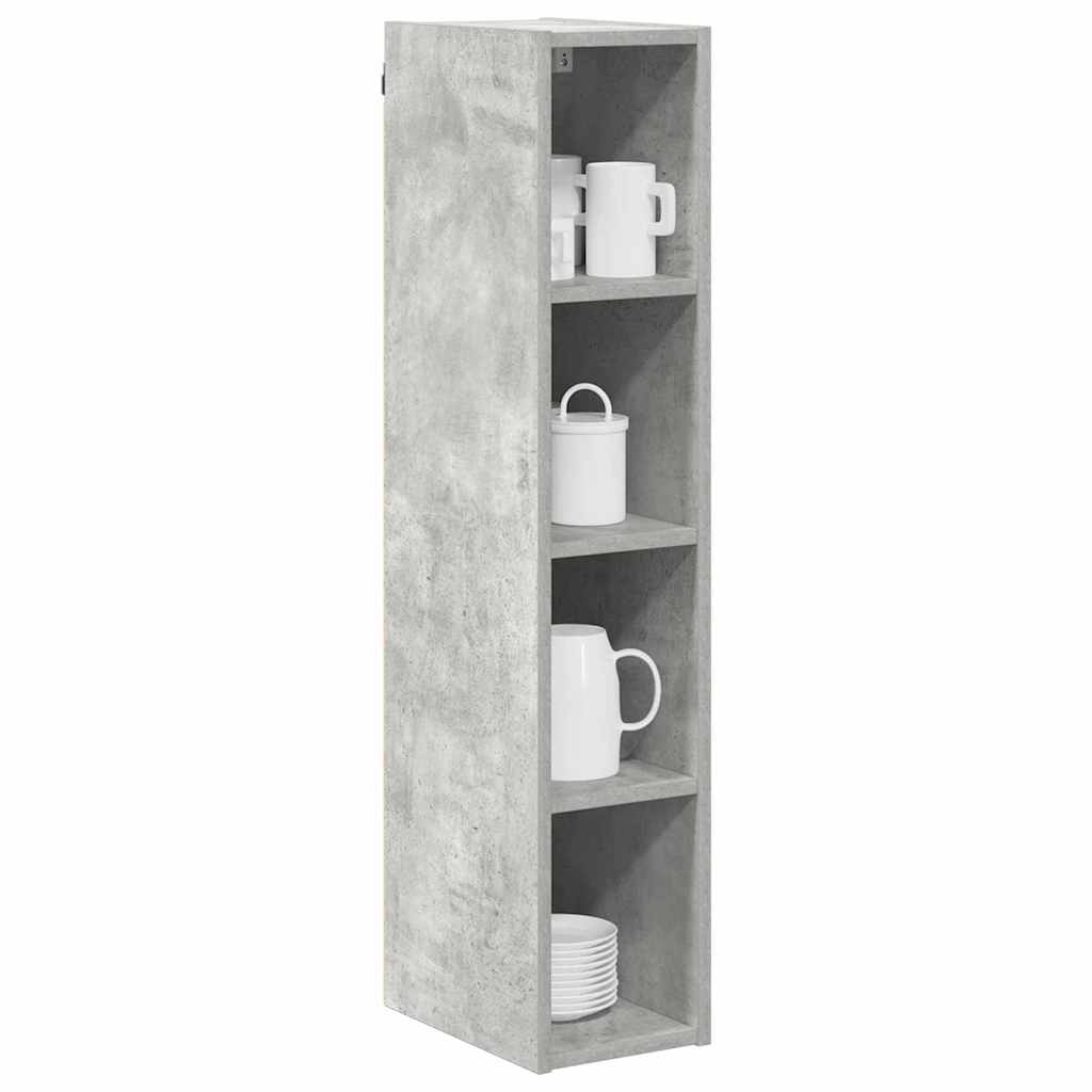 Hanging Cabinet Riga Concrete Grey 20 x 29.5 x 100 cm