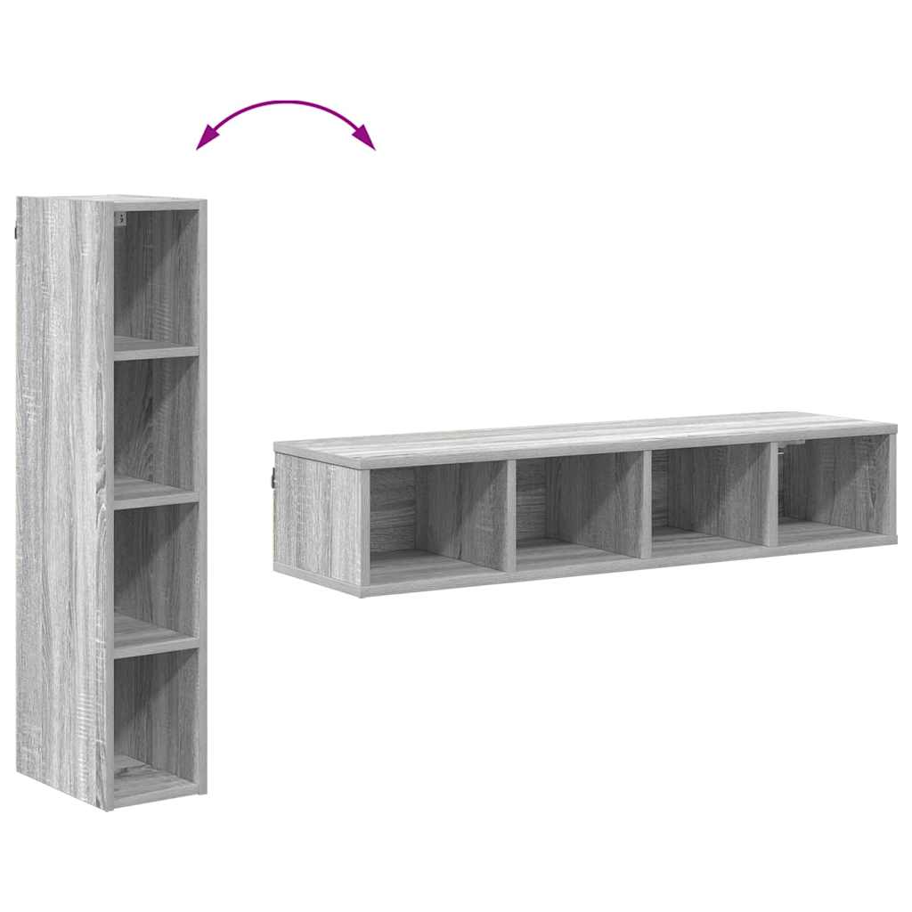 Hanging Cabinet with Shelf Riga Grey Sonoma 20 x 29.5 x 100 cm