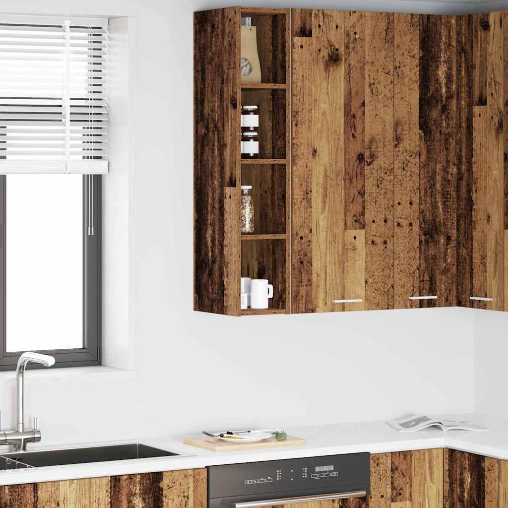 Hanging Cabinet with Shelf Riga Old Wood 20 x 29.5 x 100 cm