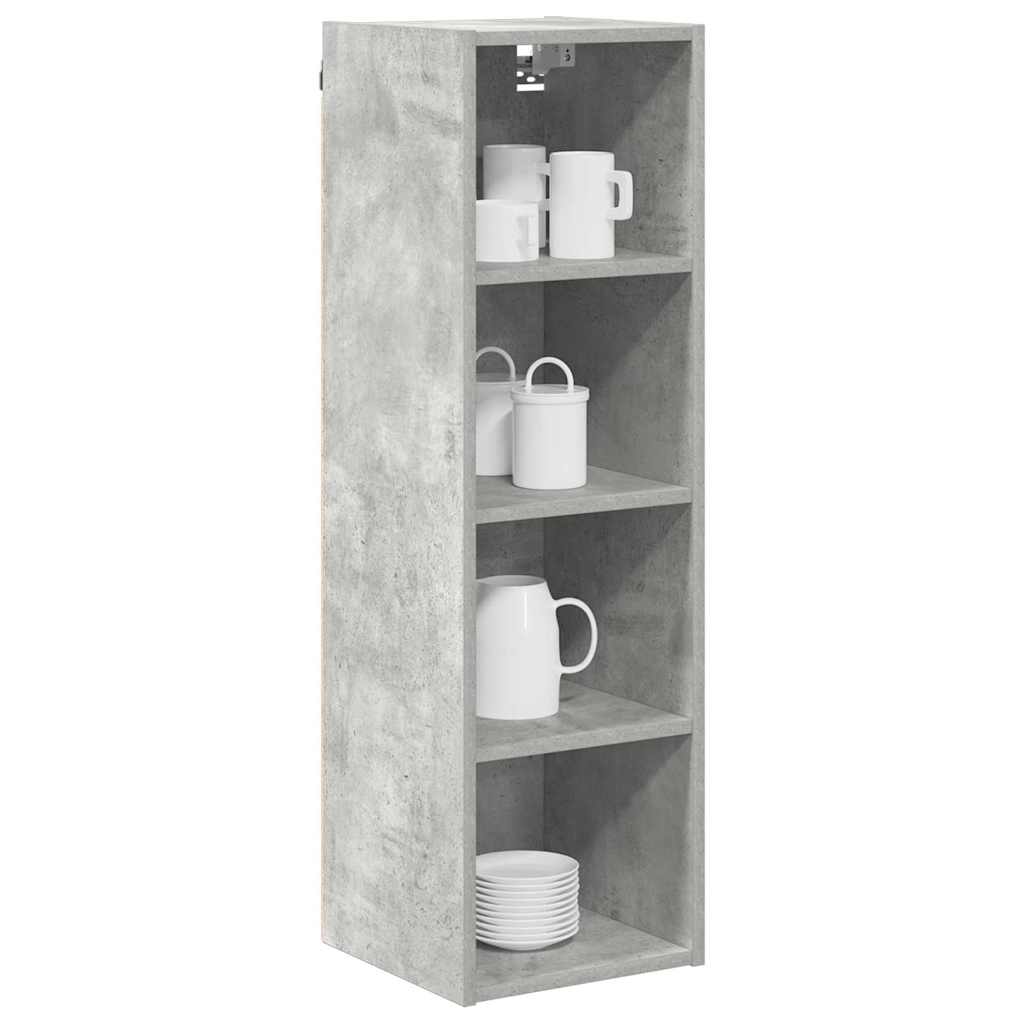Hanging Cabinet Riga Concrete Grey 30 x 29.5 x 100 cm