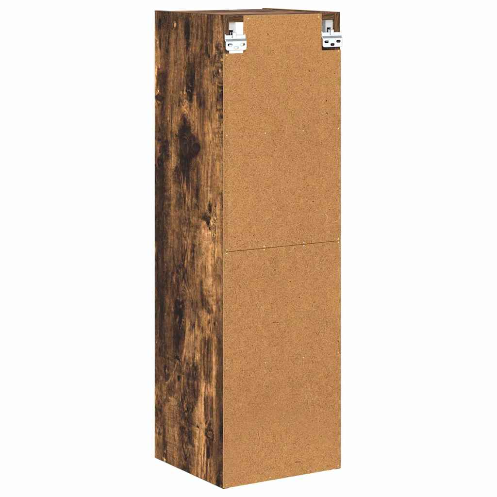 Hanging Cabinet with Shelf Riga Smoked Oak 30 x 29.5 x 100 cm