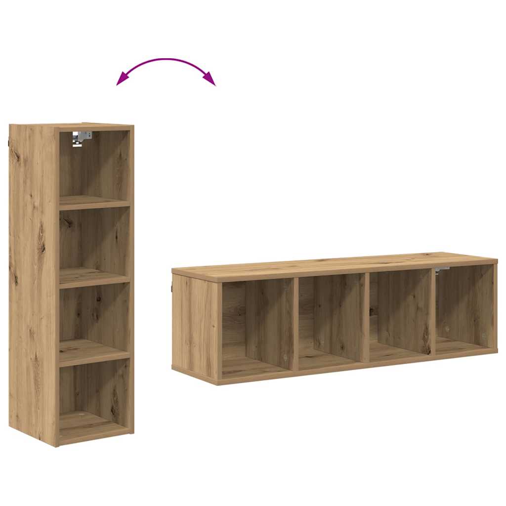 Hanging Cabinet with Shelf Riga Artisan Oak 30 x 29.5 x 100 cm