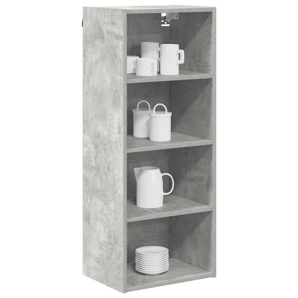 Hanging Cabinet Riga Concrete Grey 40 x 29.5 x 100 cm