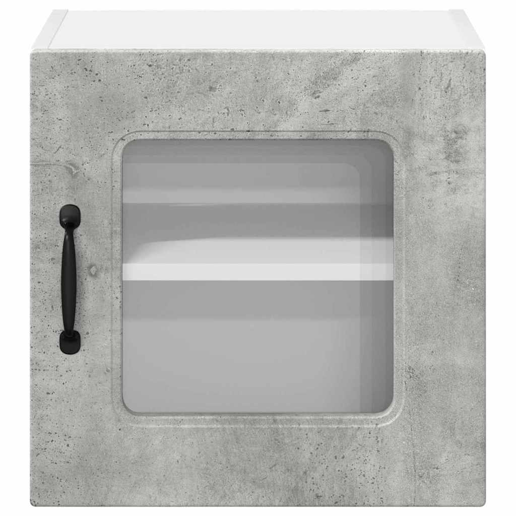 Kitchen Wall Cabinet 2 pcs Concrete Grey 40 x 31 x 40 cm