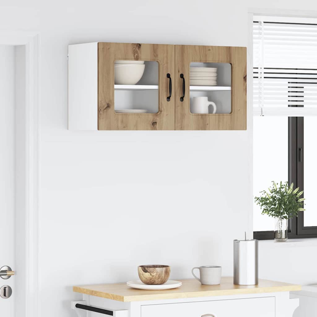 Kitchen Wall Cabinet with Shelf Artisan Oak 40 x 31 x 40 cm