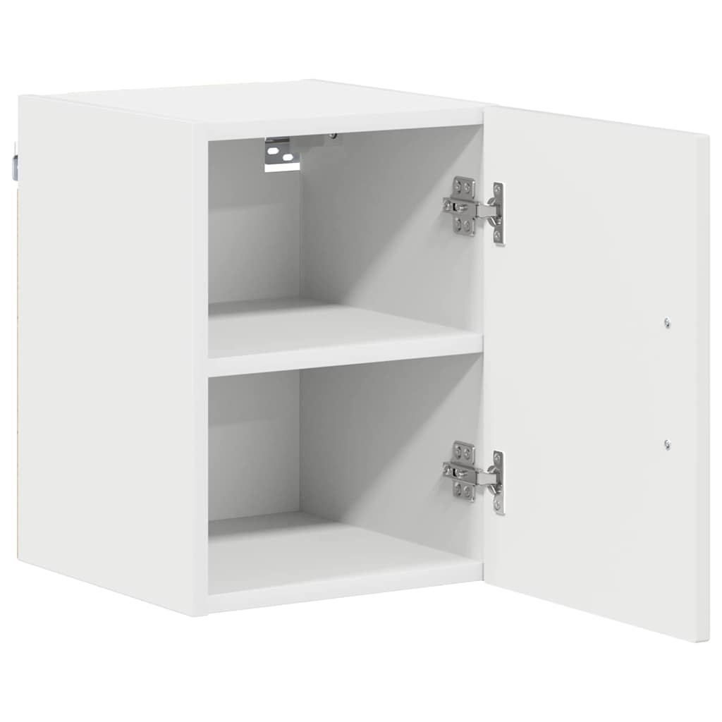 Kitchen Wall Cabinet with Door High Gloss White 30 x 31 x 40 cm
